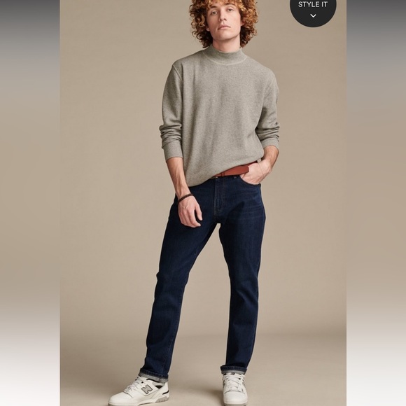 Lucky brand athletic straight jeans 410 36 X 30 dark blue - Picture 3 of 11